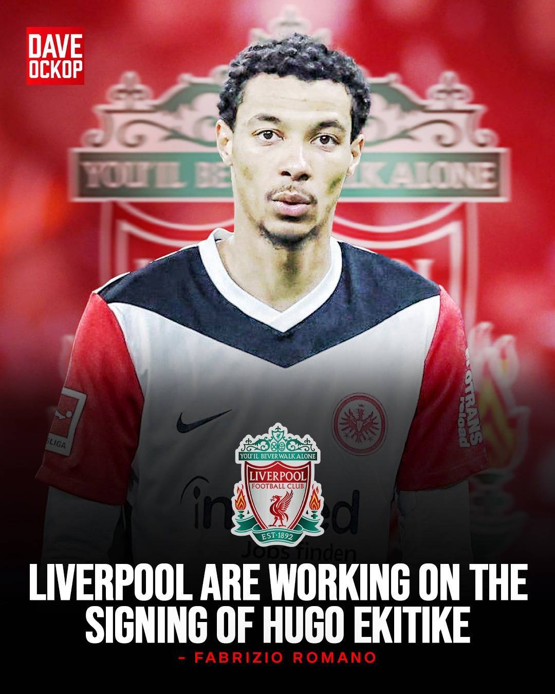要价1亿欧罗马诺：利物浦已开启引进埃基蒂克谈判！